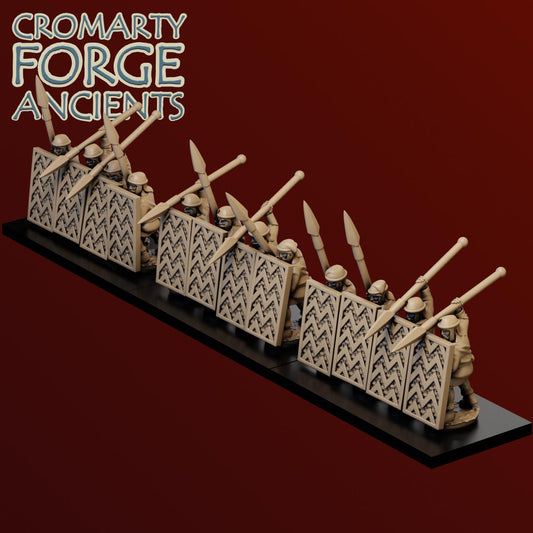 15mm Achaemenid Persian Sparabara Infantry Armour Cuirass Spear And Bow Unit