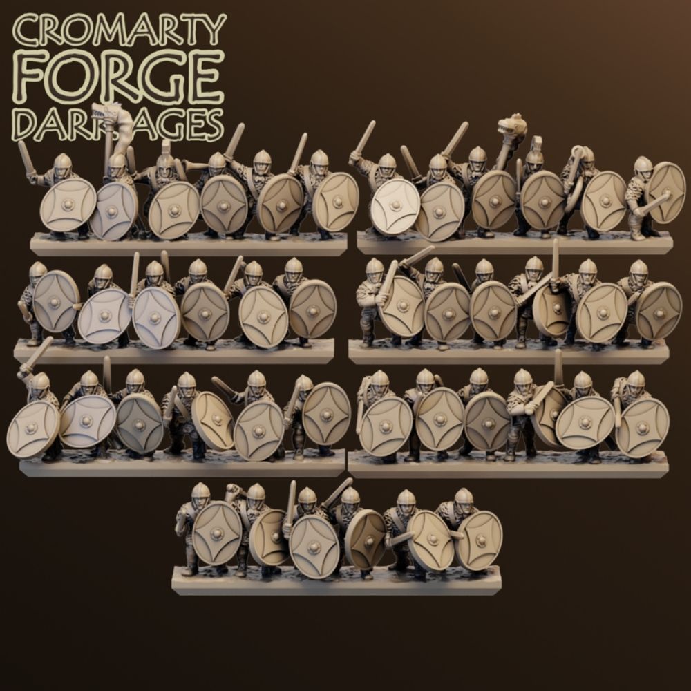 10mm Late Imperial Roman Legionaries Attacking image 3